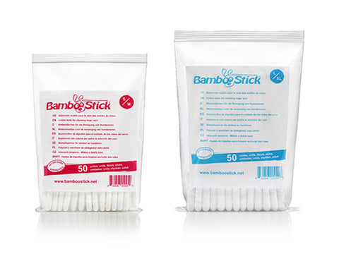 Bamboo Sticks (Pack 50 unidades). Bastoncillos limpiadores biodegradables para perros de bambú
