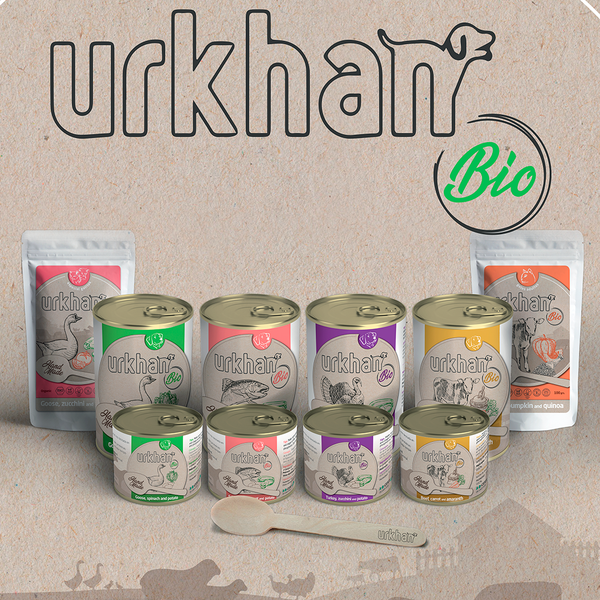 ¿Por qué elegir las latas de comida húmeda para perros ecológicas Urkhan Bio?