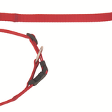 Collar de Nylon Súper Suave Ajustable para Perro con Cerradura de Encaje Color Rojo