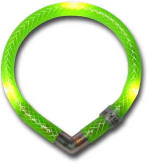 Collar luminoso mini leuchtie verde