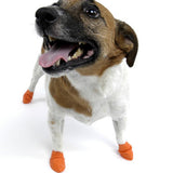 Botas protectoras para perros. Color Naranja. XS