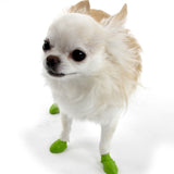 Botas protectoras para perros. Color Verde Claro. XXXS